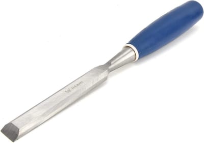 Houtbeitels Set - Houtsnijgereedschap - Houtbewerking Projecten - Hoge Hardheid Staal - 5/8 Inch - Blauwe Handgreep