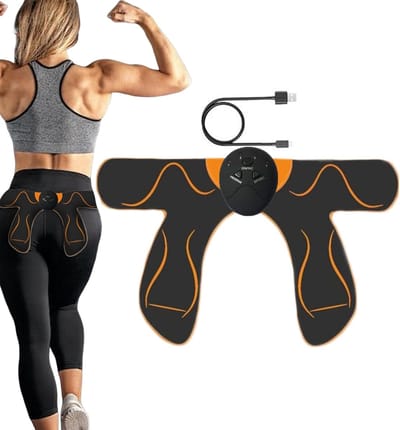 Heuptrainer Spieropbouw - Lichaamsversteviging Workoutapparaat - Thuis Lichaamsverzorging - 6 Modi 10 Niveaus - 36x20.5 cm - Enkel kenmerk