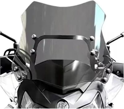 Motor Voorruit - Windscherm Deflector - Bescherming Motorrijder - Sterke Weersbestendigheid - 100 x 600 g - Grijs