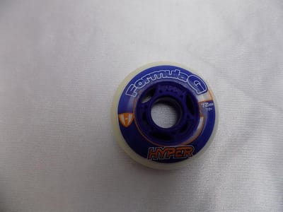 Skate wielen 72 MM 72A indoor 4 pack blauw/wit Hyper Formula G Era