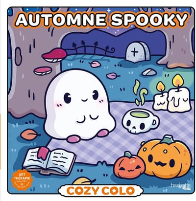 Atelier Créatif Cozy Colo COZY COLO - AUTOMNE SPOOKY - Hachette - Kleurboek voor volwassenen en kinderen