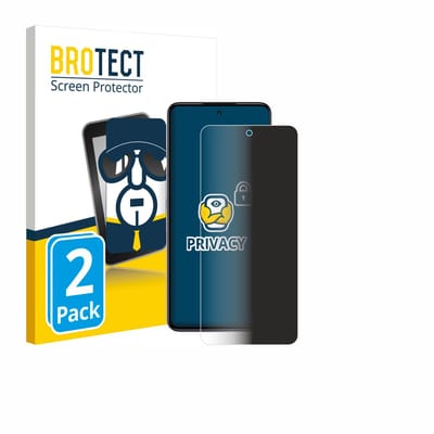 BROTECT - privacy screenprotector voor realme P4x - Folie Beschermfolie Blauwlichtfilter 2 Stuks