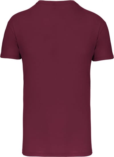 Kariban Heren-t-shirt BIO150IC V-hals K3028IC - Wine - S