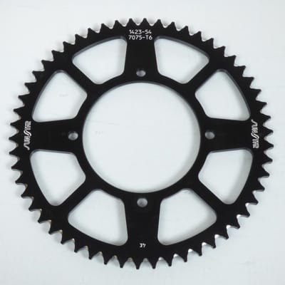 Couronne de transmission Sunstar pour moto Kawasaki 80 KX 1986 à 2000 54 dents / ARG Neuf
