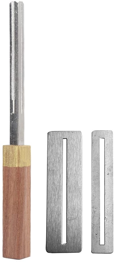 Dailygoods - Gitaar Fret Crowning Dressing File met 4 Slots voor Precisie Reparatie