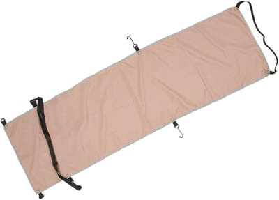 Vliegtuig voetsteun - Reis hangmat - Comfortabel reizen - Verstelbaar ergonomisch ontwerp - 141 x 41 cm - Khaki