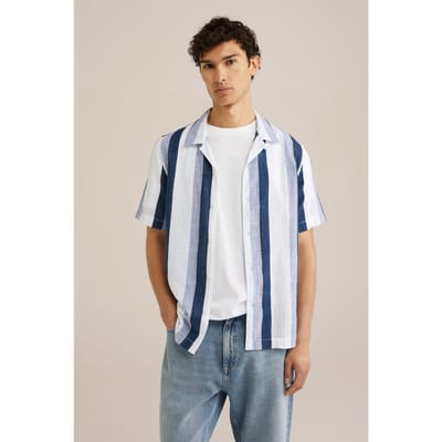 WE Fashion Shirt Dark Blue Taglia: S | Camicie Casual Outlet | Uomo | Blu
