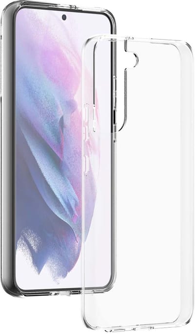 Bigben Connected, Hoesje geschikt voor Galaxy S22 Plus 5G - Flexibel TPU Anti-Vergeling, Transparant