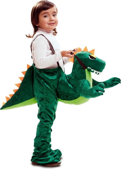 Kostuums voor Kinderen My Other Me Dino Rider Groen - 7-9 Jaar