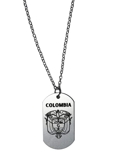 Akyol - colombia ketting - Piloot - colombia cadeau - beste land - leuk cadeau voor je vriend om te geven