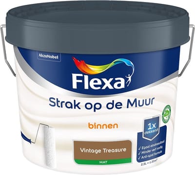 Flexa - Strak Op De Muur Binnen Mat - Vintage Treasure - Mengverf - 2,5 L