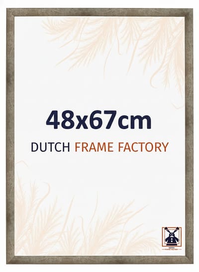 Fotolijst 48x67 cm - MDF - Metaal Vintage - Benno