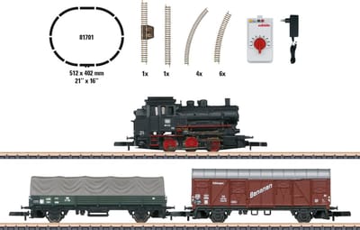 Startset goederentrein met stoomlocomotief serie 89, railovaal, ri