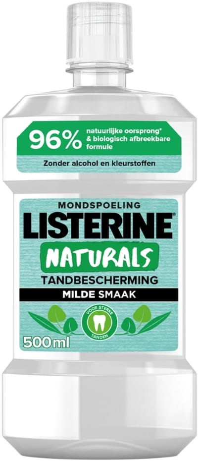 Listerine - Mondwater - Naturals - Tandbescherming - 500 ml