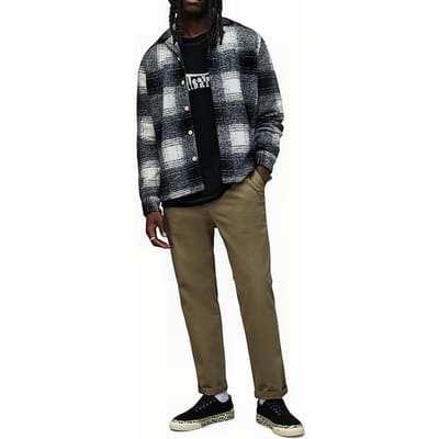 AllSaints Verne Chino Vetiver Green Size: W28 | Tailored Pants Outlet | Heren | Groen