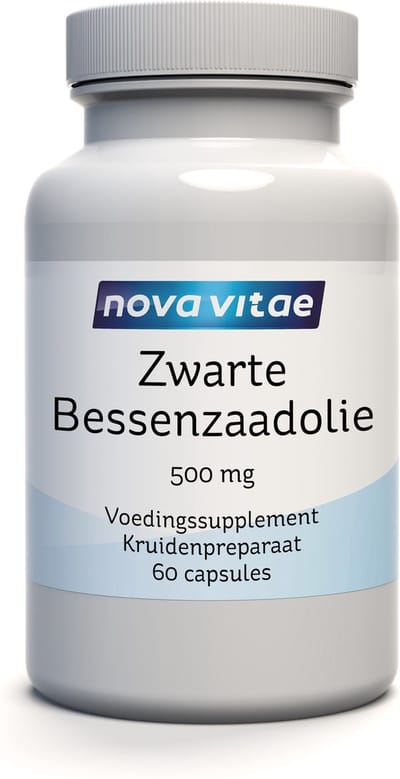 Nova Vitae - Zwarte Bessenzaadolie -Ribes nigrum - Parent Oil - 500 mg - 60 capsules