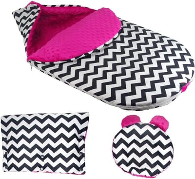 Baby Voetenzak - Wandelwagen Accessoire - Comfortabel Reizen - 3-in-1 Ontwerp - XL 110x48cm - Zwart