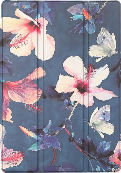 Casemania Hoes Geschikt voor Apple iPad Air 1 & Air 2 - 9.7 inch (2013 & 2014) - Bloemen - Tri Fold Tablet Case - Smart Cover - (iPad A1474 - A1475 - A1476 - A1566 - A1567)