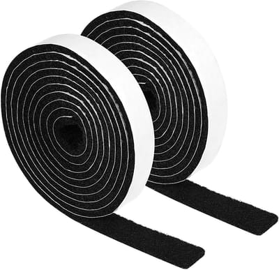 2 Rollen Zelfklevende Viltstrips, Sterke Antislip Vilt Tape, Bescherming voor Houten Vloeren en Meubels (1/2x150cm, Zwart)
