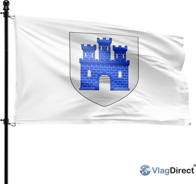 Vloesbergse vlag - Gemeente Vloesberg vlag - 90 x 150 cm.