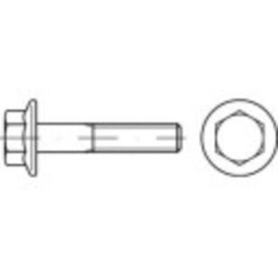 TOOLCRAFT 139596 Zeskantbouten met flens M5 10 mm Buitenzeskant DIN 6921 Staal 500 stuk(s)