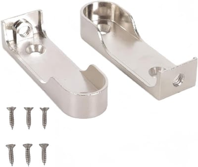 Duurzame kledinghangers van zinklegering, schroefmontage voor binnenin kastplank (20x63mm)