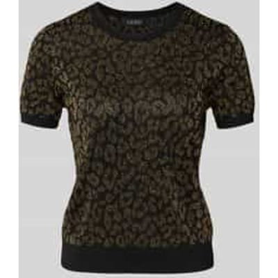 Gebreid shirt van viscosemix, model 'EYELAH'