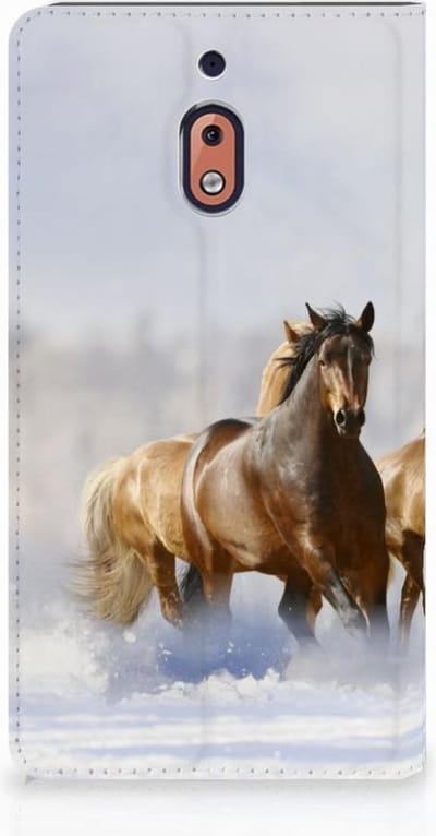 Nokia 2.1 2018 Hoesje maken Paarden