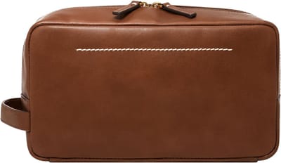 FOSSIL Toilettas Westover Dopp Kit Medium Brown Lichtbruin