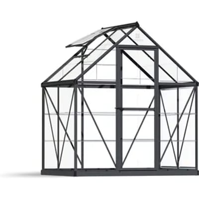 Canopia Tuinkas Harmony 126x185x208 - Polycarbonaat - Grijs - 126x185x208 Cm