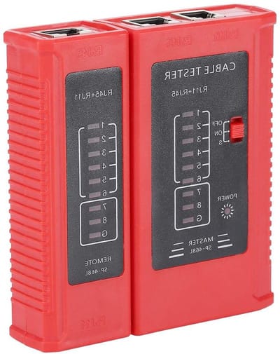 Netwerk Kabel Tester - LAN Tester - Netwerk Installatie - RJ45 en RJ11 Ondersteuning