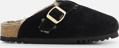 Scholl Fae Instappers - Dames - Zwart - Maat 37
