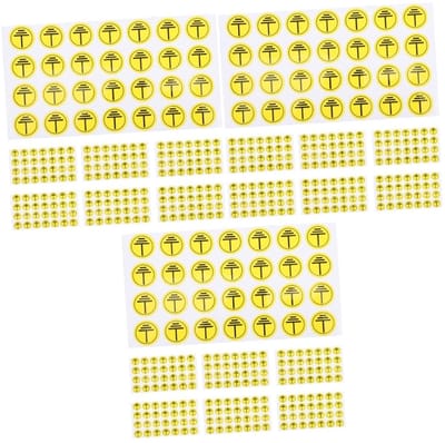 Dailygoods- Schakelbord Etiketten - 3 Sets Stickers