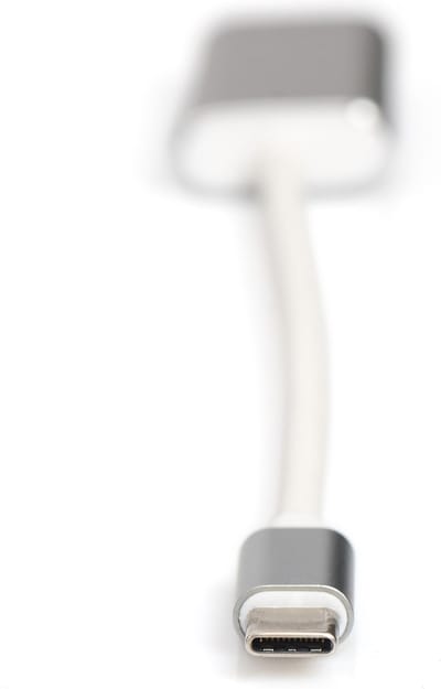 Digitus DA-70836 video kabel adapter 0,2 m USB Type-C HDMI Zilver