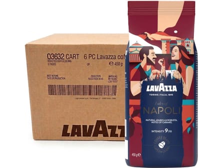 Lavazza Tales of Napoli - Multipack - Koffiebonen - 2700g (6x450g)