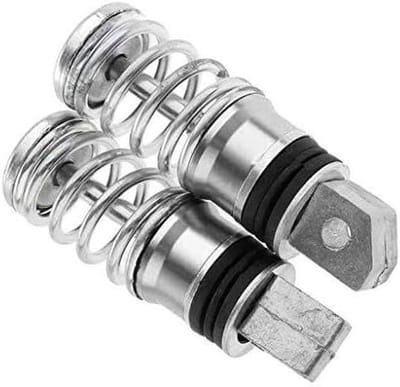 Voetsteunen Motor - Achterpedalen Aluminium - Comfortabel Rijden - Antislip Patroon - 105x30mm - Zilver