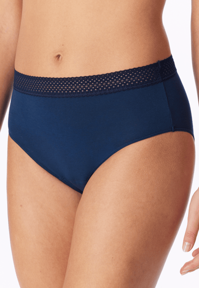 Schiesser 2 PACK Retro Menstruatie onderbroekje - Schiesser Care Dames Onderbroek - zwart/donkerblauw