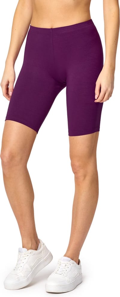 Bellivalini BLV-BLV50-149-LE Dames Leggings - Sport - Vrijetijdsbroek - Kort - Viscose - Sporbroek - Yogabroek - Pruim - XS