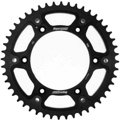 Supersprox Stealth Rst990x46blk Achtertandwiel Zilver 46t
