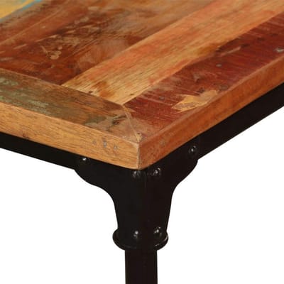 Eetkamertafel - Keukentafel - Gezellig dineren - Gemaakt van gerecycled hout - 180 x 90 x 76 cm - Meerkleurig
