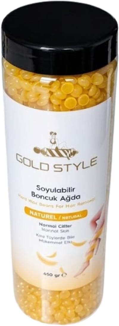 Gold Style Hard Wax Bonen - Naturel - 450g - Hard Wax Beans voor Gladde Huid - Geschikt voor Alle Haartypes
