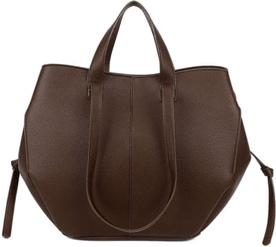 Gallantry® Dames Handtas – Shopper Tas – Schoudertas Dames – Werk Tas met Rits – Ruime Dames Tas - Coffee