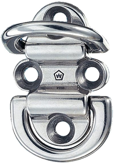 Wichard Dubbel Opvouwbare Oogbout Ring Zilver 10 mm