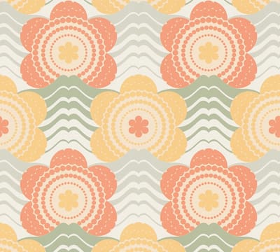 RETRO BEHANG | Floraal - meerkleurig - A.S. Création Retro Chic