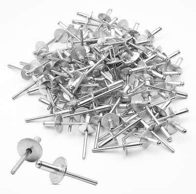 Grote Flens Blindklinknagels Aluminium 4,8x13 mm - 120 Stuks Popklinknagels voor Metaal en Kunststof