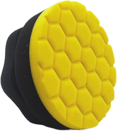 Polijst Spons - Detailing Tool - Auto Onderhoud - Honingraat Druktechnologie - 10x6x8 cm - Zwart