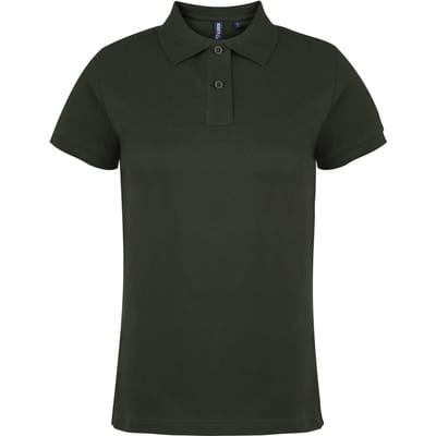Asquith & Fox Dames/dames Poloshirt met korte mouwen en effen mouwen (Fles)