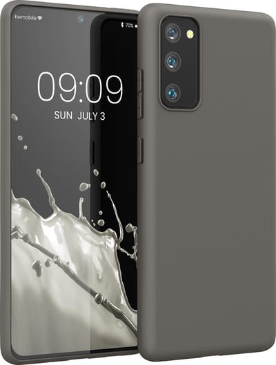 kwmobile telefoonhoesje geschikt voor Samsung Galaxy S20 FE - Hoesje voor smartphone - Back cover in steengrijs