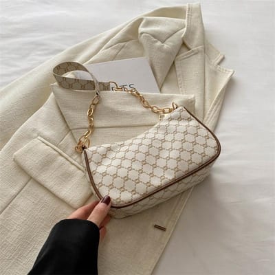 Nouveau Sac à Haute Apparence  Nouvelle Mode  Sac à Bandoulière Simple et Léger de Luxe avec Tempérament à la Mode  Petit Sac Carré Bandoulière gray