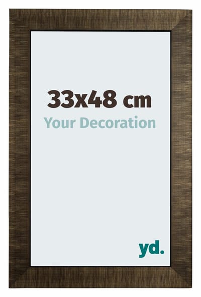 Your Decoration - Fotolijst 33x48 cm - Hout - Champagne Geborsteld - Leeds